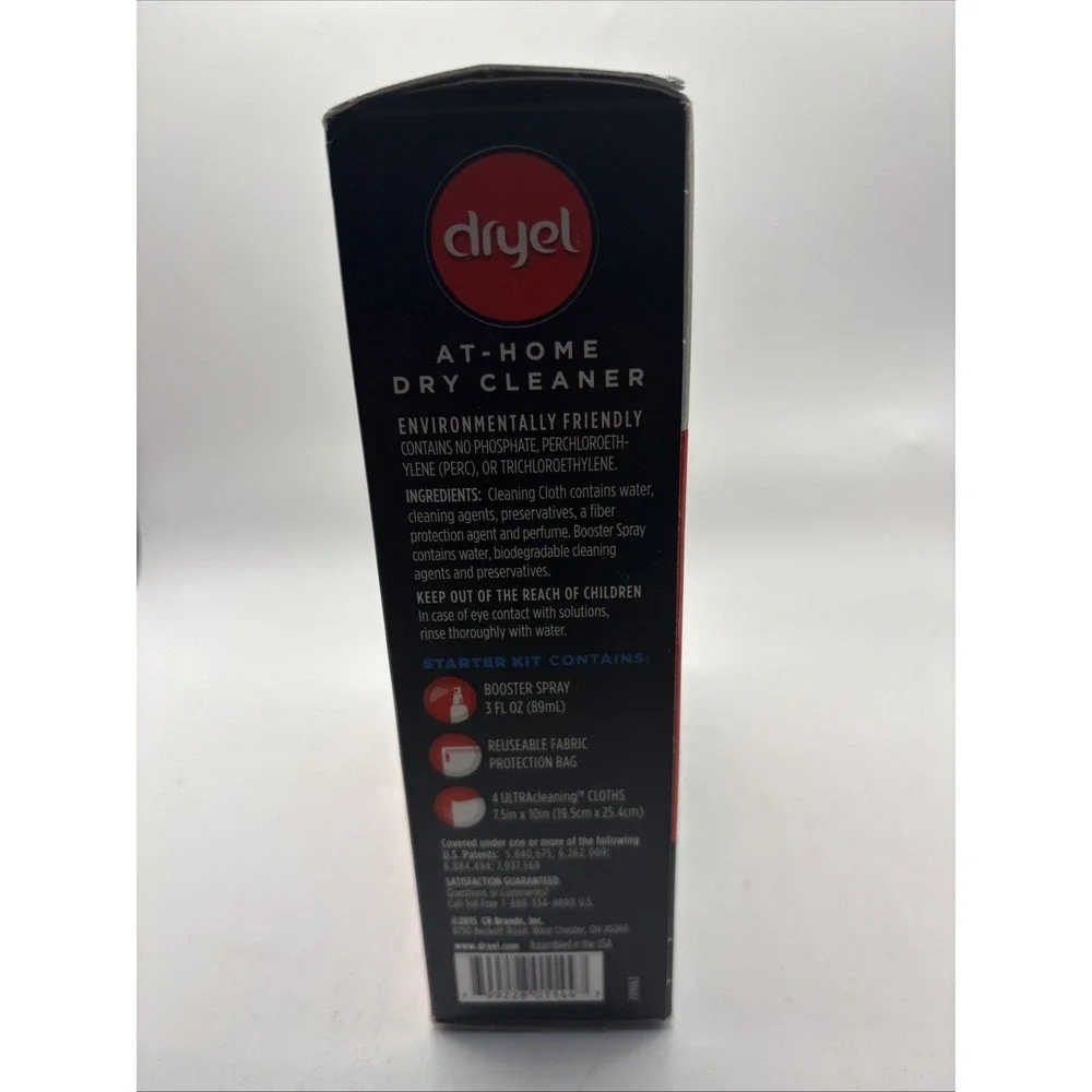Dryel At Home Dry Cleaner Starter Kit New Sealed 4 Loads